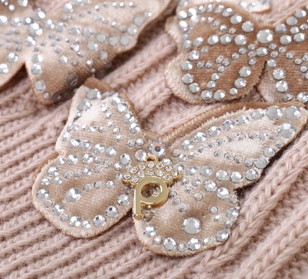 Шапка для девочек Pompona р.50-52 бежевый 20 Z P 72 ПЕ 