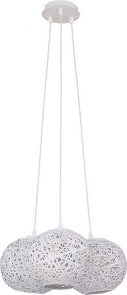 Люстра подвесная TK Lighting Backaz 3x60 Вт E27 белый 1863 