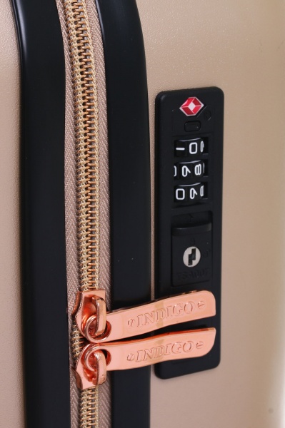 Валіза 61 л золотистий LS22100 58х42х25 ABS 