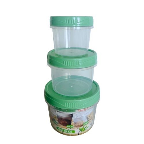 Набір контейнерів для харчових продуктів 3 шт. 94221 Stars Plast