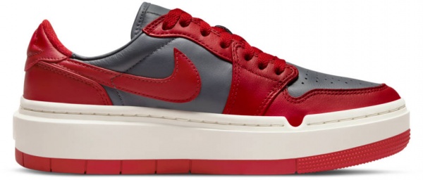 Кроссовки Nike AIR JORDAN 1 ELEVATE LOW DH7004-006 р.40 белый с красным