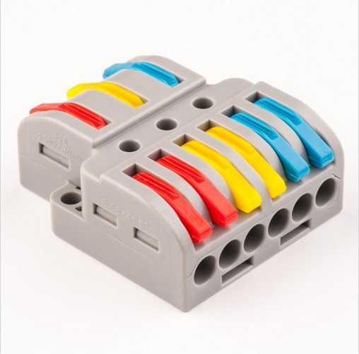 Клемма быстрого монтажа ЕМТ 3/6 0,5-4 мм² разноцветный 22-3060 