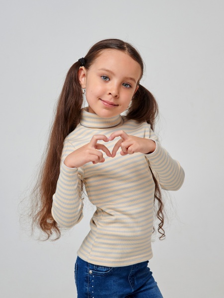 Гольф для девочки Smil 114948 р.104 в полоску 114948 