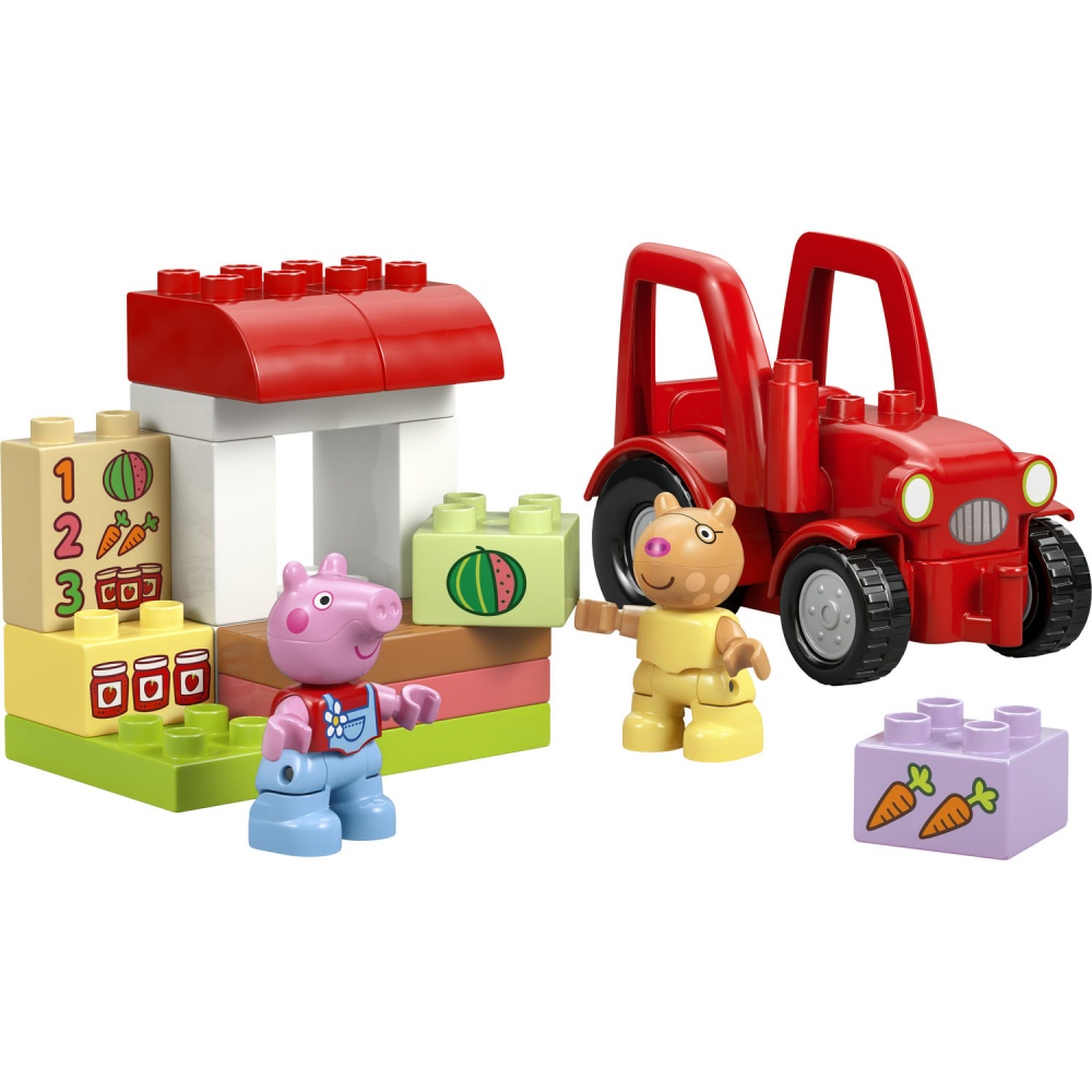 Конструктор LEGO DUPLO Трактор и рынок 10468