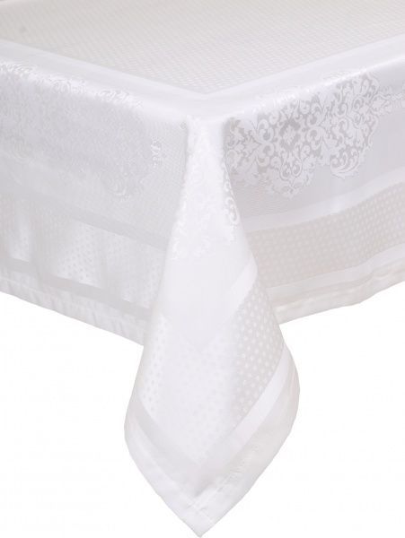 Скатерть с салфетками Caramel 160x220 см кремовый Karna 