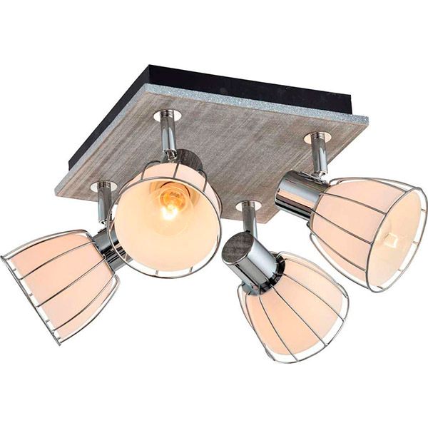 Спот Crystal Life 4x40 Вт E14 хром 14662-4 