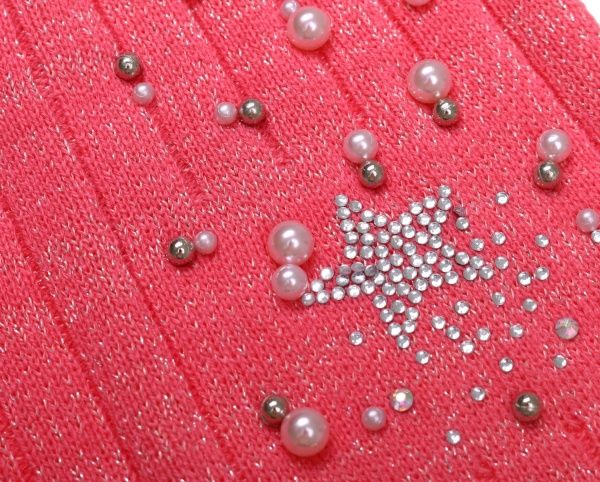 Шапочка детская для девочки Kraft+ RU076 р.50-52 персик 