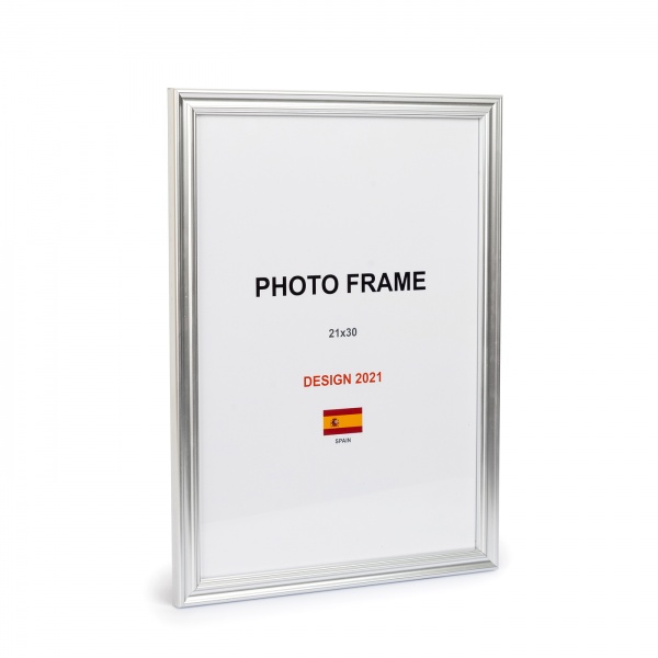 Рамка для фото 1 фото 21х30 см серебро 