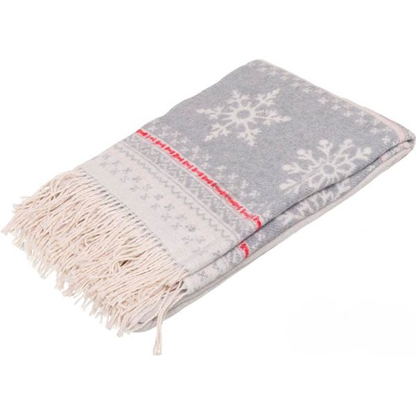 Плед Ярослав New Year cotton taupe 140x200 см