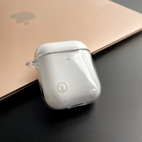 Чохол для навушників OneLounge 1Silicol для AirPods 1 | 2 transparent 14763 