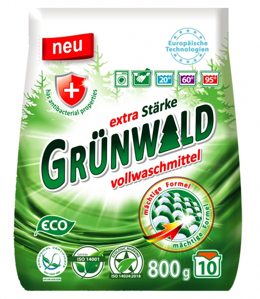 Порошок для машинного та ручного прання Grunwald Гірська свіжість 0,8 кг 