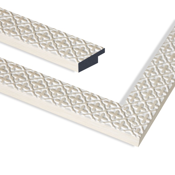 Рамка MARCO decor 2712 1 фото 15х20 см білий із бежевим 