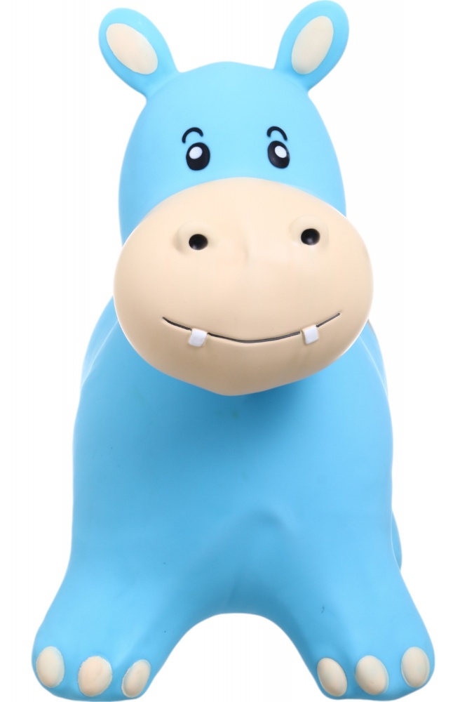 Стрибунець MaxxPro kids Бегемотик з насосом 60x28x48 PA13007