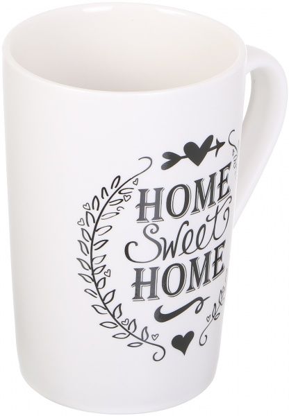 Набір чашок Sweet Home 350 мл 6 предметів на металевій підставці