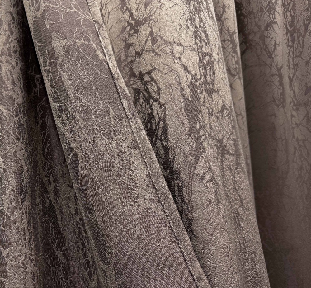 Штора Мрамор карамельный 140х270 см Velvet House