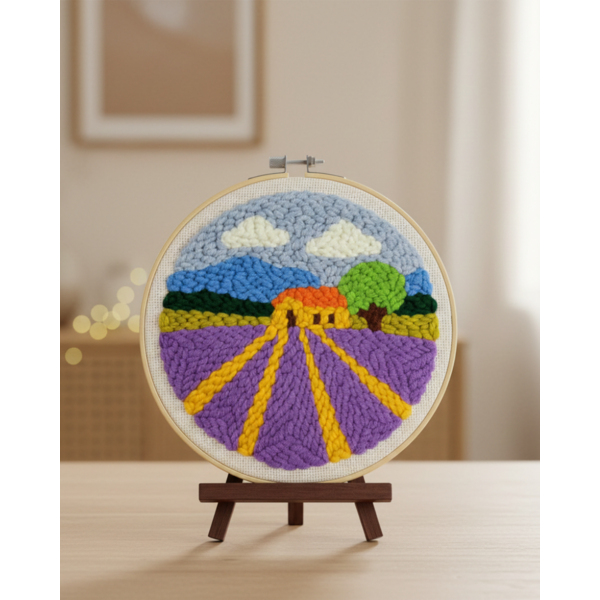 Набір для килимової вишивки Brushme Лавандове поле