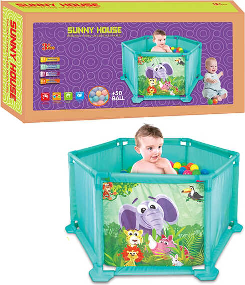 Манеж дитячий з м'ячиками 50 шт OTG0908708