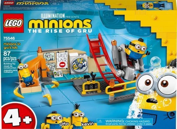 Конструктор LEGO Minions Міньйони в лабораторії Гру 75546