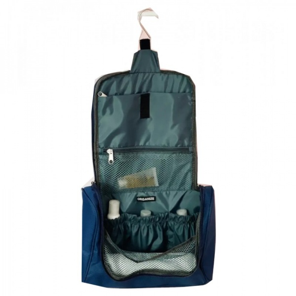 Органайзер Organize дорожный с крючком 25х18х10 cм синий 