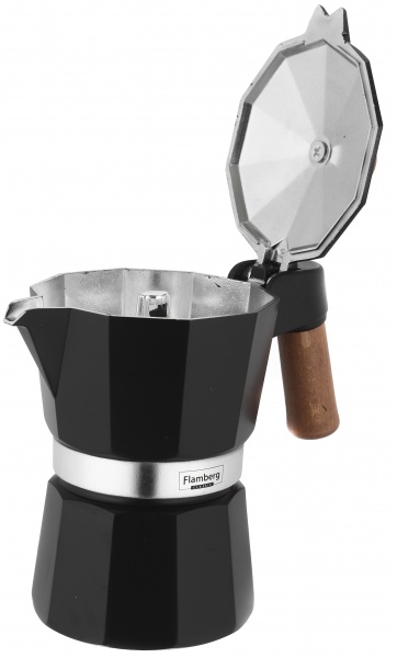 Кофеварка гейзерная Moka Presto 120 мл CLM-3 Flamberg Premium