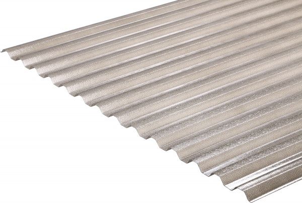 Шифер поликарбонатный 2x1,045м x 0,8мм трапеция бронзовый