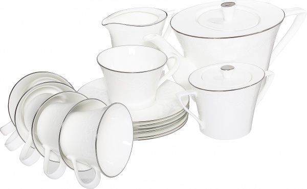 Сервіз чайний Charrlotte 15 предметів на 6 персон Narumi