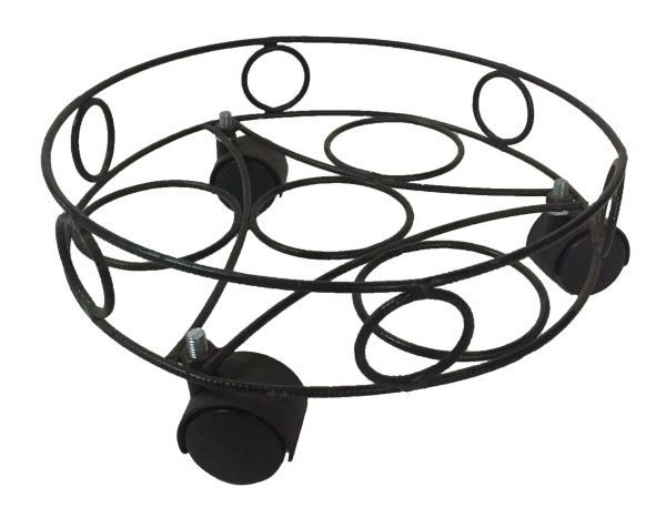 Подставка на колесах №221 27х27x11 см черный 