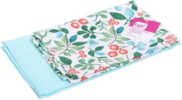 Набір рушників вафельних Blueberries 45x60 см UP! (Underprice) блакитно-синій 