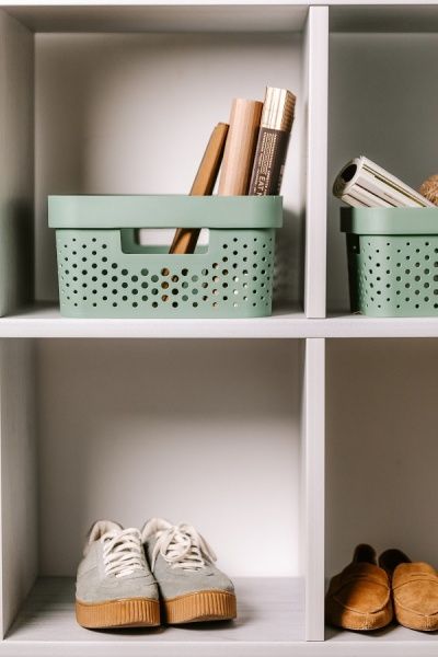 Корзина универсальная пластиковая Curver 245854 Infinity 4,5 л зеленая 120x270x190 мм