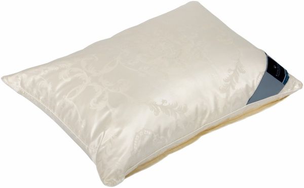 Подушка EXCELSIOR 50x70 см 3-х камерна зовнішні камери 100% гусячий пух внутрішня камера 30% пух 70% дрібне перо Gerd