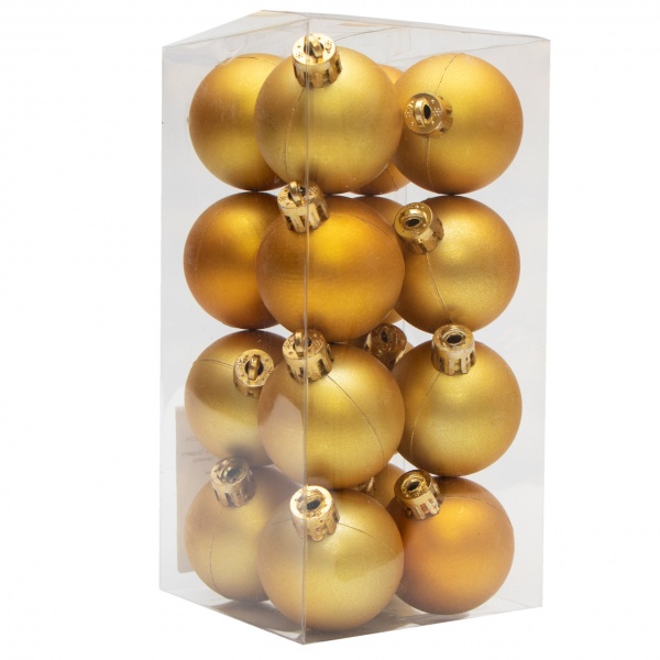 Набор елочных шаров Девилон 250850 d40 мм 16 шт./уп. 