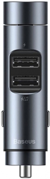 FM-трансмиттер BASEUS Energy Column Car Wireless MP3 Charger Dark grey (CCNLZ-C0G) 749299
