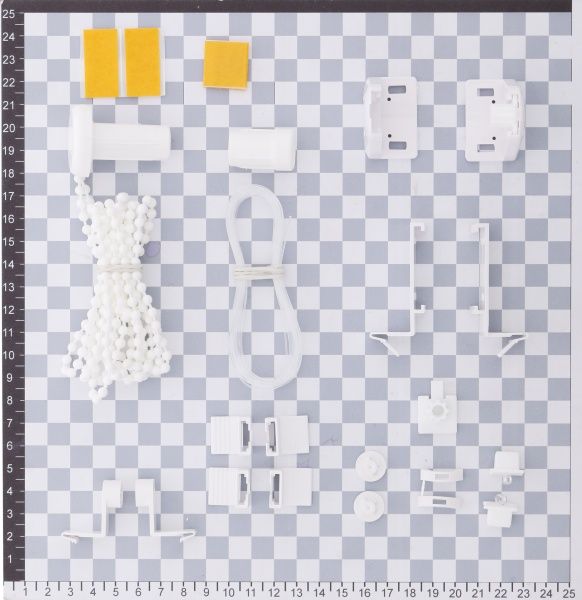 Ролета мини Delfa Премиум Дести 73x170 см клен 