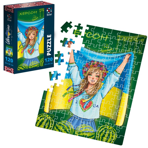 Пазлы картонные De.tail Херсон DT100-15