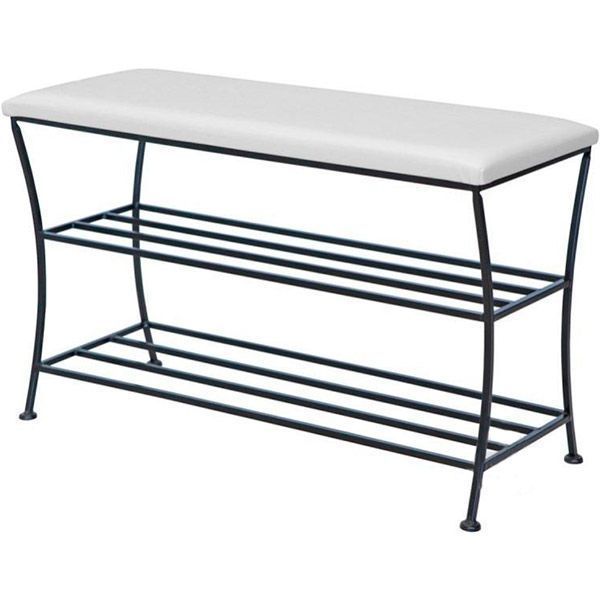 Банкетка Стиль 770х320х500 мм білий 