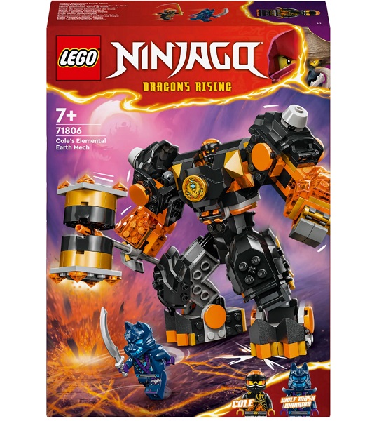 Конструктор LEGO NINJAGO Робот земної стихії Коула 71806
