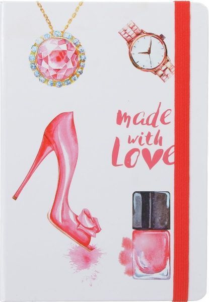 Книга для записей А5 Made with Love, фэшн
