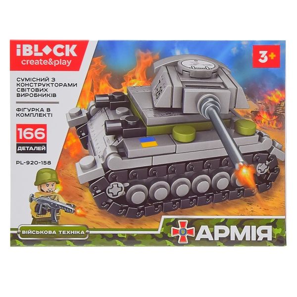 Конструктор Iblock Армія 8 видів в асортименті PL-920-158