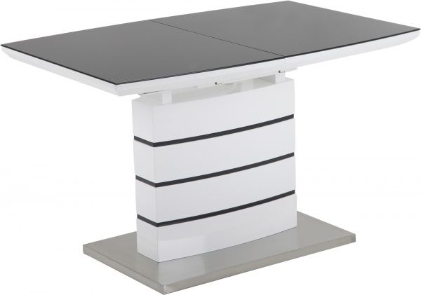 Стіл обідній GT Racer DT8053-2 (140-180x80x76) White/Gray 