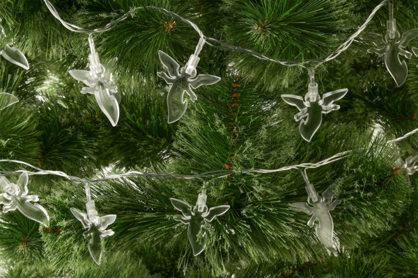 Электрогирлянда линейная Разноцветные ангелы LD030M-AN встроенный светодиод (LED) 30 ламп 3 м 