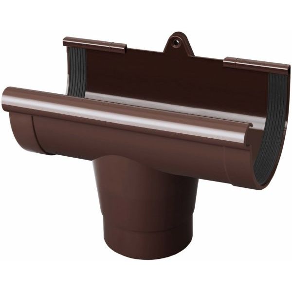 Воронка ринви RAINWAY d130 мм коричневий 