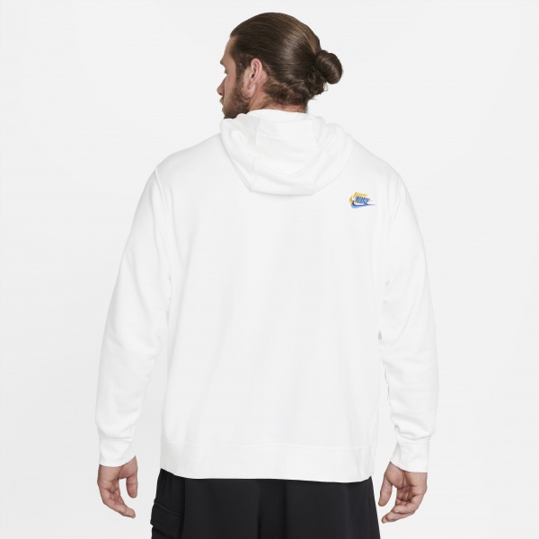 Джемпер Nike M NSW SPE+ FT PO HOODIE M FTA DD4666-100 р. S білий