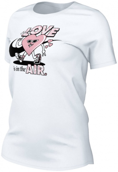 Футболка Nike W NSW TEE SS VDAY DN5878-100 р.S білий
