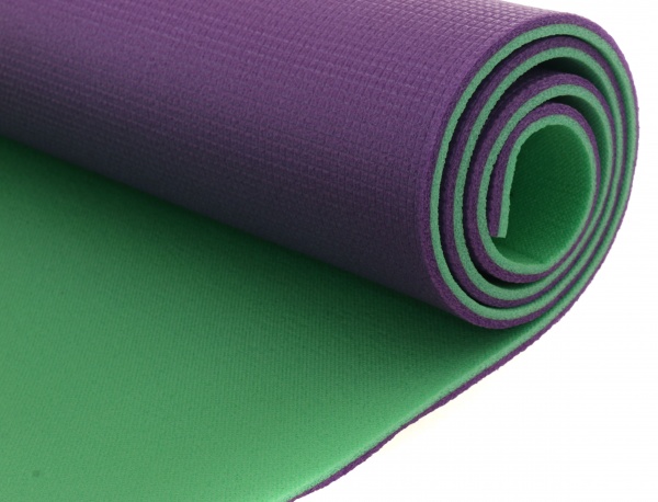 Килимок для йоги та фітнесу Lanor 1800х600х8 мм Спорт фіолетовий