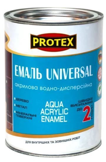 Эмаль акриловая Protex Universal база под тонировку полумат 0,75л