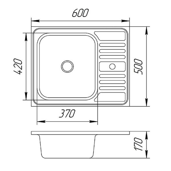 Мойка для кухни Family z5636C D 