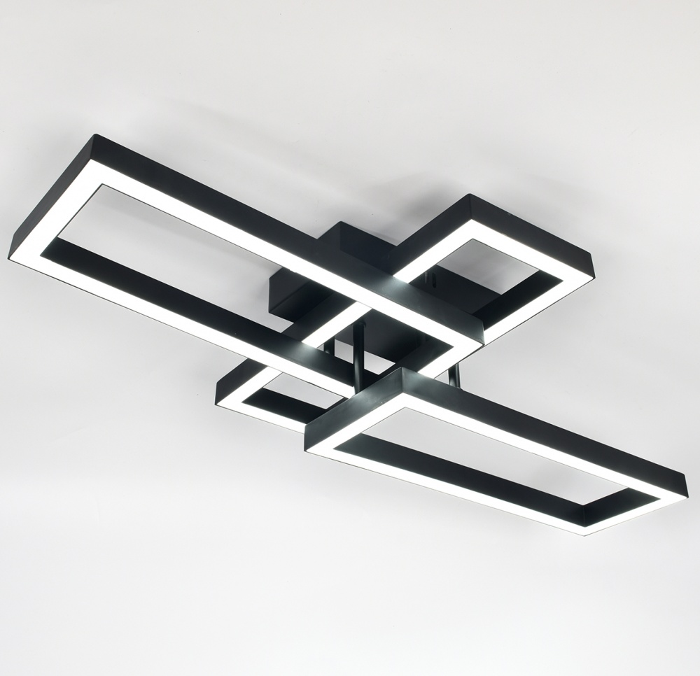 Люстра стельова Sensio RIKDOM-3S BK 3x50 Вт