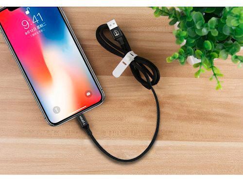 Кабель T-PHOX Lightning – USB-C 1.2 м черный (T-L810 Blue) Speed