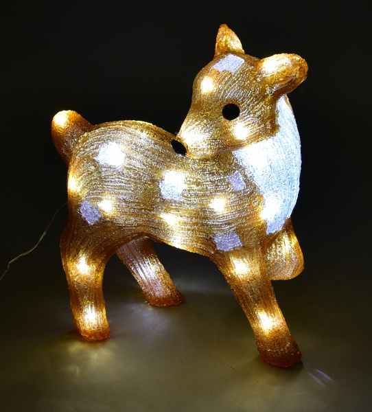 Фигурка с подсветкой Bright Source Ltd. Олень 33х16х40 см светодиодная (LED) 40 ламп 40 см 