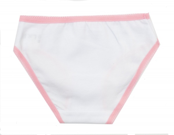 Трусы для девочки Luna Kids с персиковым кантом р.152-158 белый 